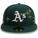 zielona-dopasowana-czapka-z-daszkiem-59fifty-zodiac-oakland-athletics-mlb-new-era