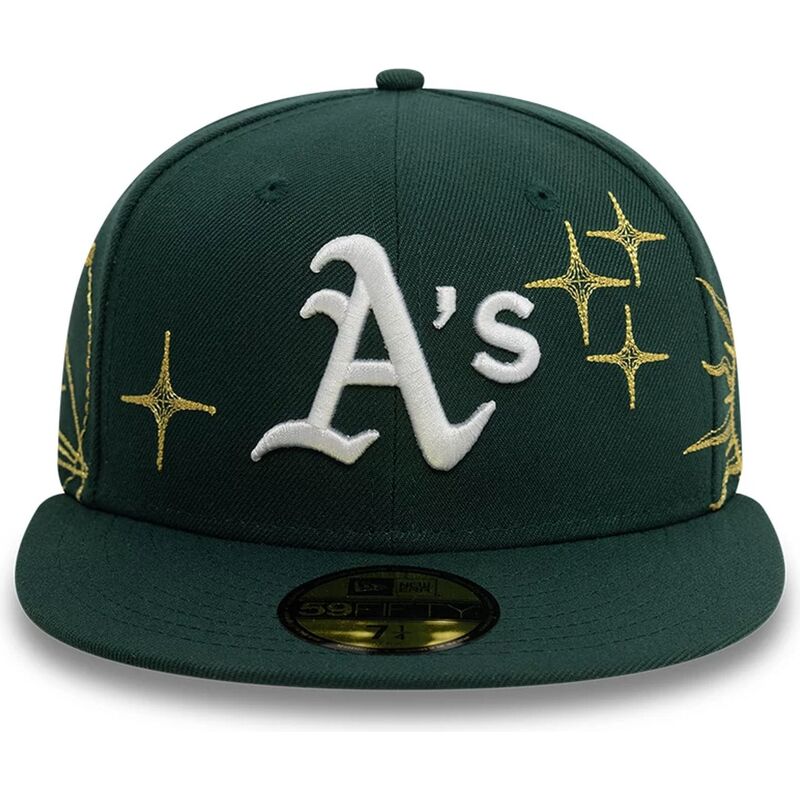 zielona-dopasowana-czapka-z-daszkiem-59fifty-zodiac-oakland-athletics-mlb-new-era