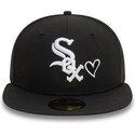 czarna-dopasowana-czapka-z-daszkiem-59fifty-heart-icon-chicago-white-sox-mlb-new-era