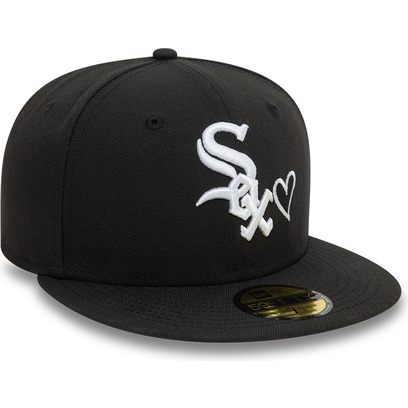 czarna-dopasowana-czapka-z-daszkiem-59fifty-heart-icon-chicago-white-sox-mlb-new-era