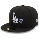 czarna-dopasowana-czapka-z-daszkiem-59fifty-heart-icon-los-angeles-dodgers-mlb-new-era