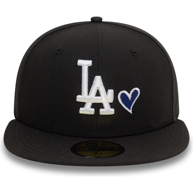 czarna-dopasowana-czapka-z-daszkiem-59fifty-heart-icon-los-angeles-dodgers-mlb-new-era
