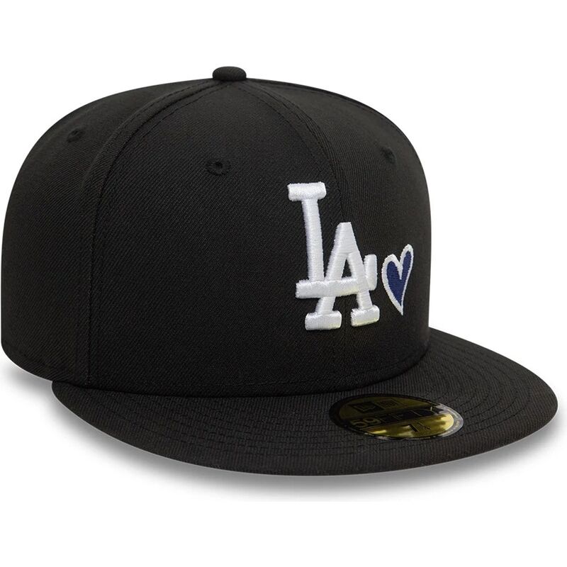 czarna-dopasowana-czapka-z-daszkiem-59fifty-heart-icon-los-angeles-dodgers-mlb-new-era