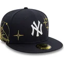 granatowa-dopasowana-czapka-z-daszkiem-59fifty-zodiac-new-york-yankees-mlb-new-era