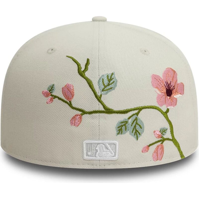 czapka-plaska-bezowa-dopasowana-59fifty-floral-new-york-yankees-mlb-new-era