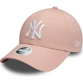 Czapki zakrzywiona róż taśma regulowana 9FORTY Colour Essential New York Yankees MLB New Era