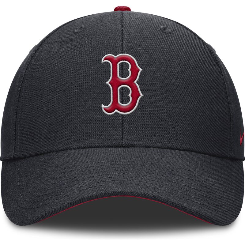 granatowa-zakrzywiona-czapka-regulowana-dla-chlopca-dri-fit-club-structured-boston-red-sox-mlb-nike