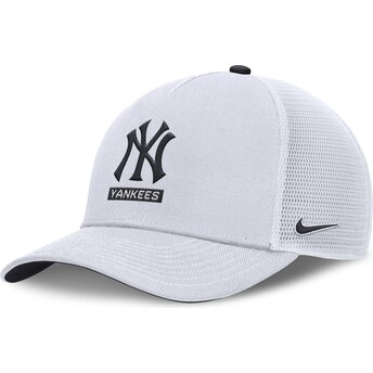 Czapka trucker biała Primetime Dri-Fit Rise Structured New York Yankees MLB Nike