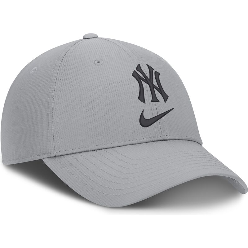szara-regulowana-czapka-z-daszkiem-primetime-club-structured-uv-poly-ripstop-new-york-yankees-mlb-nike szara-regulowana-czapka-z-daszkiem-primetime-club-structured-uv-poly-ripstop-new-york-yankees-mlb-nike