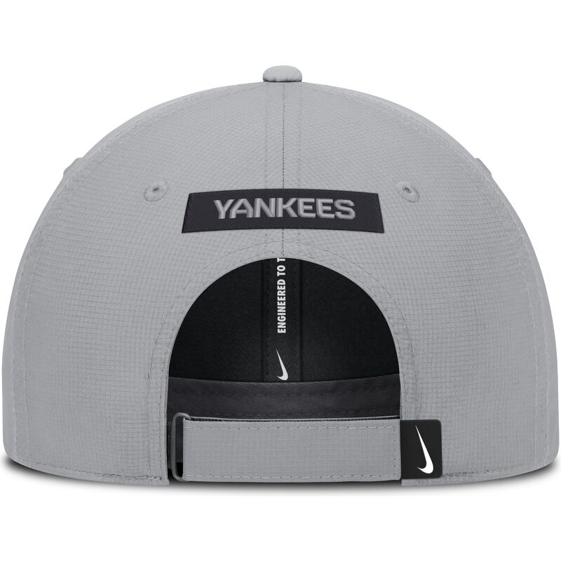 szara-regulowana-czapka-z-daszkiem-primetime-club-structured-uv-poly-ripstop-new-york-yankees-mlb-nike szara-regulowana-czapka-z-daszkiem-primetime-club-structured-uv-poly-ripstop-new-york-yankees-mlb-nike