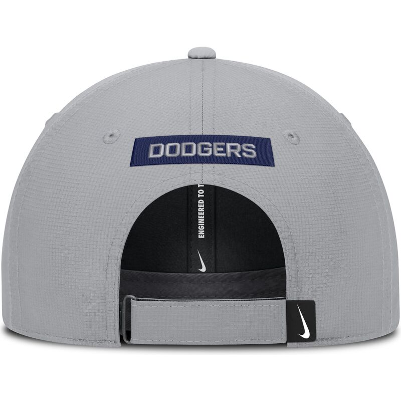 szara-regulowana-czapka-z-daszkiem-primetime-club-structured-uv-poly-ripstop-los-angeles-dodgers-mlb-nike szara-regulowana-czapka-z-daszkiem-primetime-club-structured-uv-poly-ripstop-los-angeles-dodgers-mlb-nike