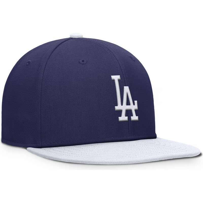 czapka-plaska-niebiesko-biala-snapback-dla-chlopca-dri-fit-pro-structured-square-bill-los-angeles-dodgers-mlb-nike