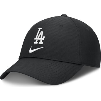 Czarna zakrzywiona czapka z regulacją Primetime Club Structured UV Poly Ripstop Los Angeles Dodgers MLB Nike