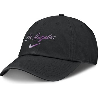 Czarna regulowana czapka z daszkiem Mothers Day Club Unstructured Organic Cotton Los Angeles Dodgers MLB Nike