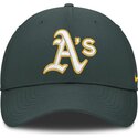 zielona-regulowana-czapka-z-daszkiem-club-structured-uv-poly-ripstop-oakland-athletics-mlb-nike