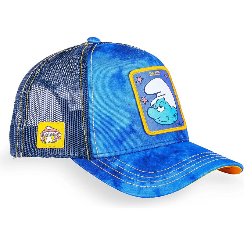 czapka-trucker-niebieska-dazed-smu-cham-smerfy-od-capslab