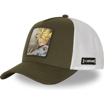 Czapka trucker zielono-biała Trunks DBS8 FUTB Dragon Ball od Capslab