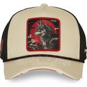czapka-trucker-bezowo-czarna-wilk-wise-bea3-wisb-beasts-od-capslab