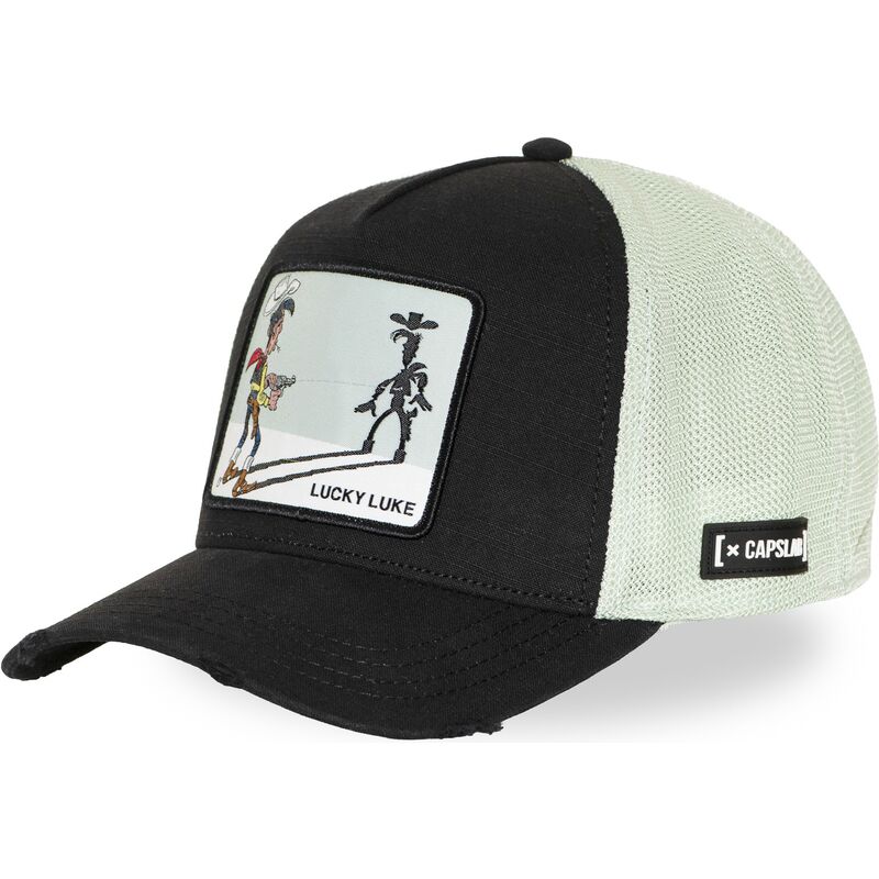 czapka-trucker-czarno-biala-lucky-luke-lck3-flub-od-capslab czapka-trucker-czarno-biala-lucky-luke-lck3-flub-od-capslab
