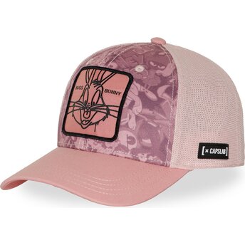 Różowa czapka trucker Bugs Bunny LOO13 PCBBUNB Looney Tunes od Capslab