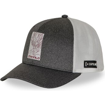 Czapka trucker szara i biała Goku Black DBS8 BLAB Dragon Ball od Capslab