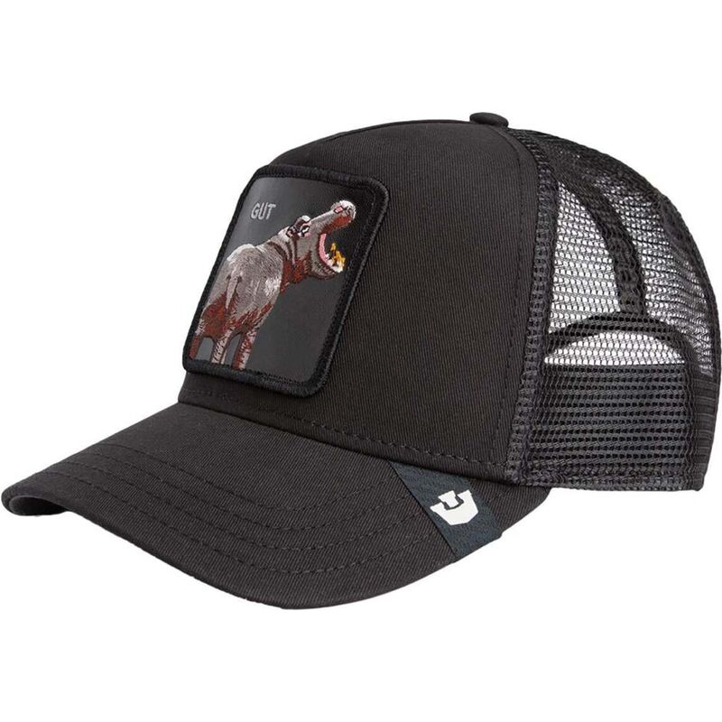 czapka-trucker-czarna-hipopotam-gut-hippo-sport-the-farm-od-goorin-bros