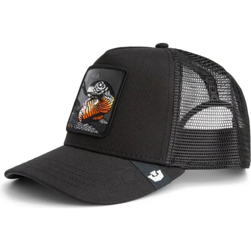 czapka-trucker-czarna-waz-mamba-the-farm-premium-od-goorin-bros