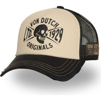 Czapki zakrzywiona beżowy snapback CREW28 Von Dutch