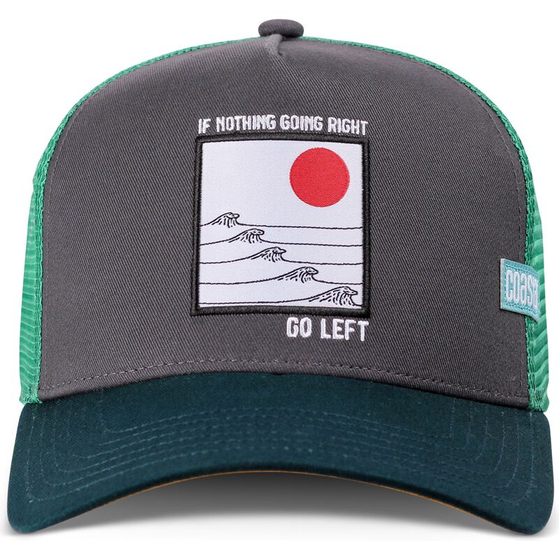 czapki-zakrzywiona-zielony-snapback-go-left-hft-coastal
