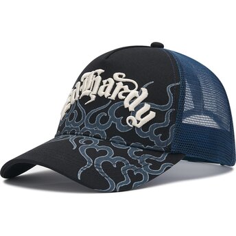 Czapki zakrzywiona czarny snapback Flaming Ed Hardy