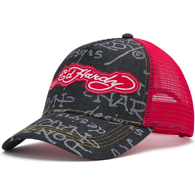 czapki-zakrzywiona-czarny-snapback-don-denim-ed-hardy