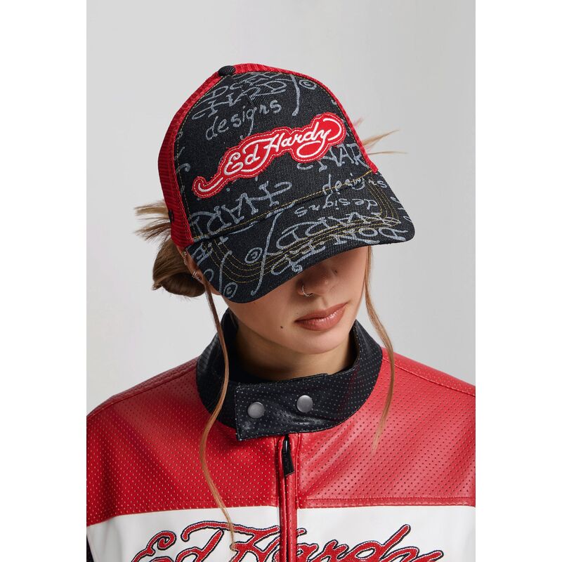 czapki-zakrzywiona-czarny-snapback-don-denim-ed-hardy