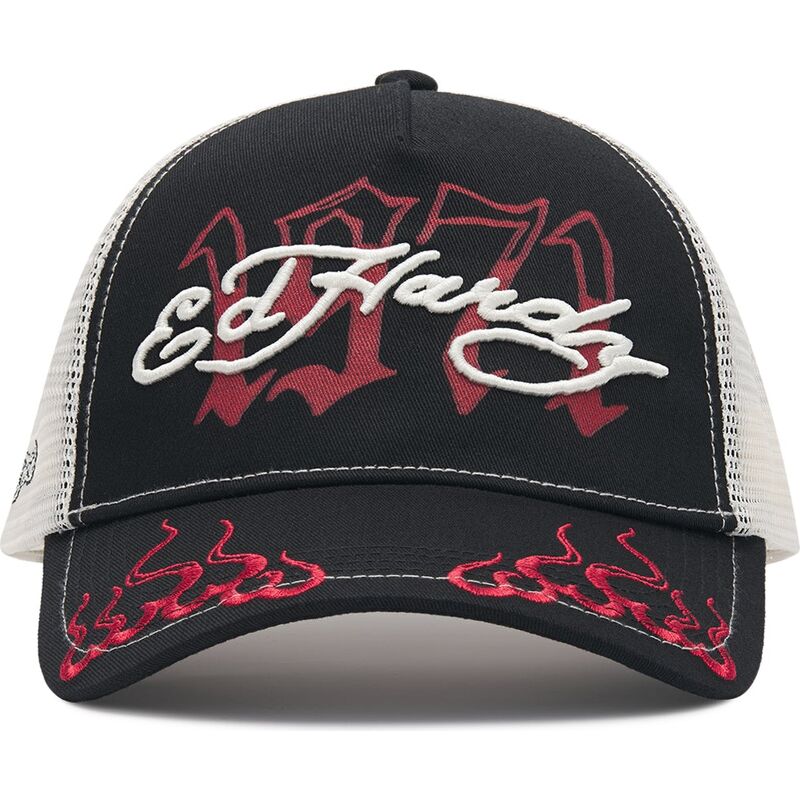 czapki-zakrzywiona-czarny-snapback-1971-ed-hardy