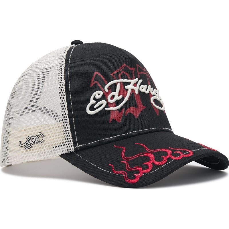 czapki-zakrzywiona-czarny-snapback-1971-ed-hardy