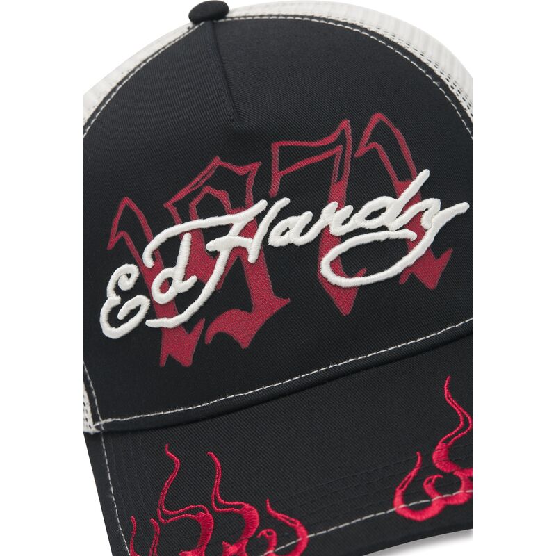 czapki-zakrzywiona-czarny-snapback-1971-ed-hardy