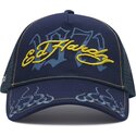 czapki-zakrzywiona-granatowy-snapback-1971-ed-hardy