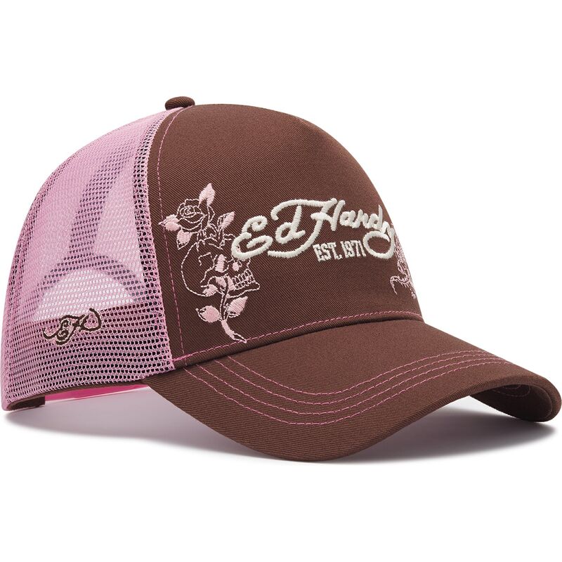 czapki-zakrzywiona-brazowy-snapback-rosa-skull-and-roses-ed-hardy czapki-zakrzywiona-brazowy-snapback-rosa-skull-and-roses-ed-hardy