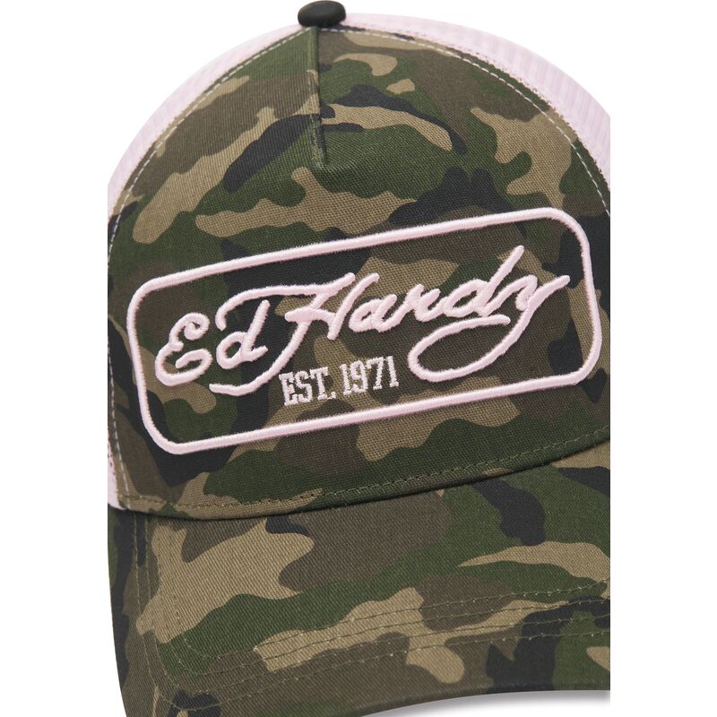 czapki-zakrzywiona-kamuflaz-snapback-rosa-1971-ed-hardy
