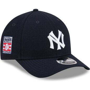 Czapki zakrzywiona granatowy snapback 9FORTY M-Crown Hall Of Fame New York Yankees MLB New Era