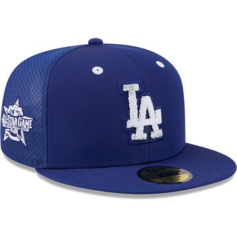 Czapki płaska niebieski dopasowany 59FIFTY All Star Game Workout Los Angeles Dodgers MLB New Era