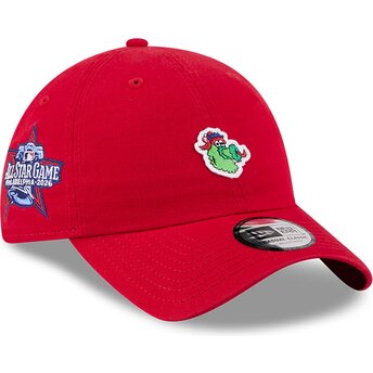 Czapki zakrzywiona czerwony taśma regulowana Casual Classic All Star Game Fan Pack Philadelphia Phillies MLB New Era