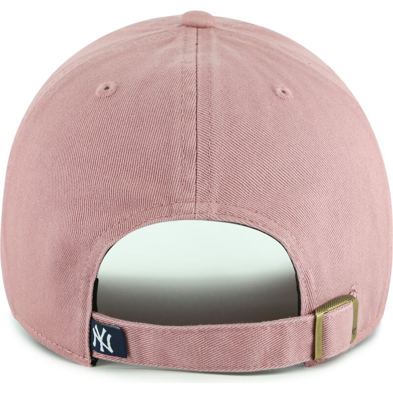 czapki-zakrzywiona-roz-tasma-regulowana-dla-dziecka-clean-up-icon-alt-strawberry-new-york-yankees-mlb-47-brand