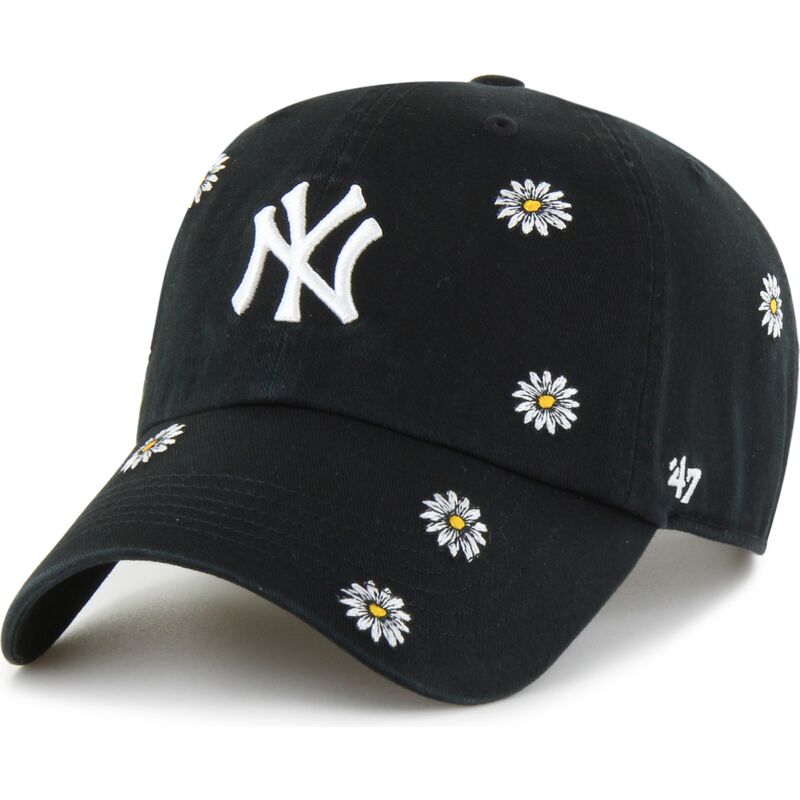 czapki-zakrzywiona-czarny-tasma-regulowana-dla-dziecka-clean-up-scatter-new-york-yankees-mlb-47-brand