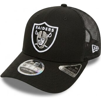 Czapki zakrzywiona czarny snapback 9SEVENTY Stretch Snap Team Las Vegas Raiders NFL New Era