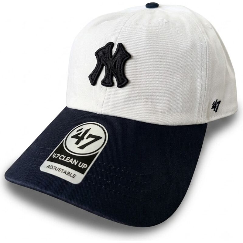 bezowa-i-granatowa-regulowana-czapka-z-daszkiem-clean-up-contemporary-two-tone-new-york-yankees-mlb-od-47-brand