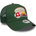 czapki-zakrzywiona-zielony-snapback-dla-dziecka-a-frame-outdoor-new-era