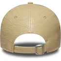 czapki-zakrzywiona-bezowy-tasma-regulowana-9forty-pu-pattern-new-york-yankees-mlb-new-era