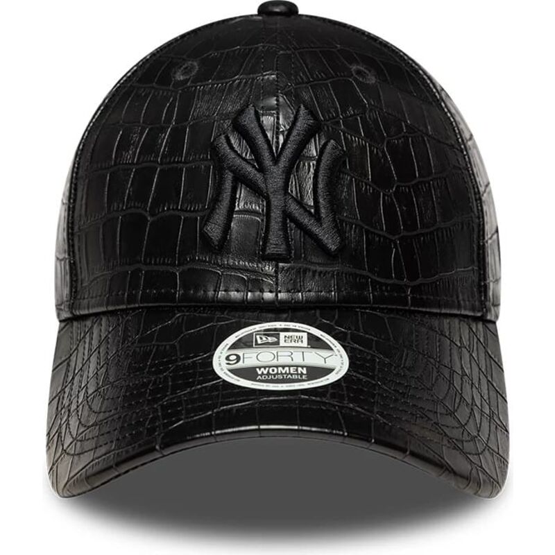 czapki-zakrzywiona-czarny-tasma-regulowana-9forty-pu-pattern-new-york-yankees-mlb-new-era czapki-zakrzywiona-czarny-tasma-regulowana-9forty-pu-pattern-new-york-yankees-mlb-new-era