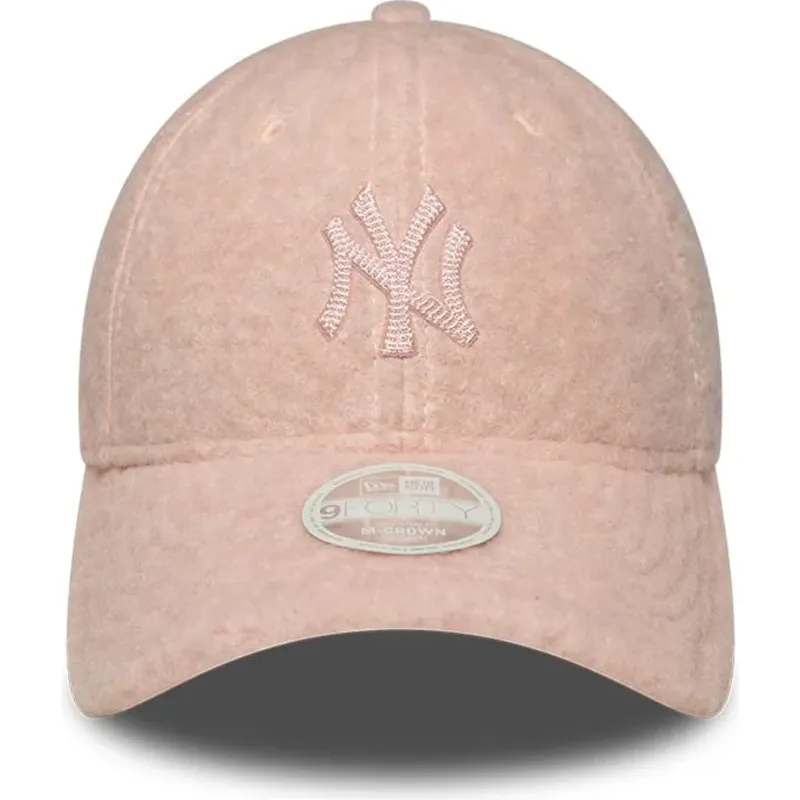 czapki-zakrzywiona-roz-snapback-9forty-m-crown-winter-borg-new-york-yankees-mlb-new-era