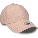 czapki-zakrzywiona-roz-snapback-9forty-m-crown-winter-borg-new-york-yankees-mlb-new-era